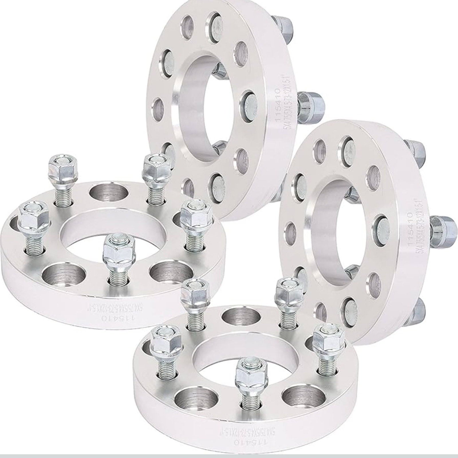 OCPTY 5x4.75 to 5x4.5 Wheel spacers adapters 1” 12x1.5 Studs 73CB Wheel Spacers for 1984-2013 for Corvette 1990-2005 for Jimmy 4PCSl spacers 1” 12x1.5 Studs 73CB Corvette Jimmy Blazer 115410